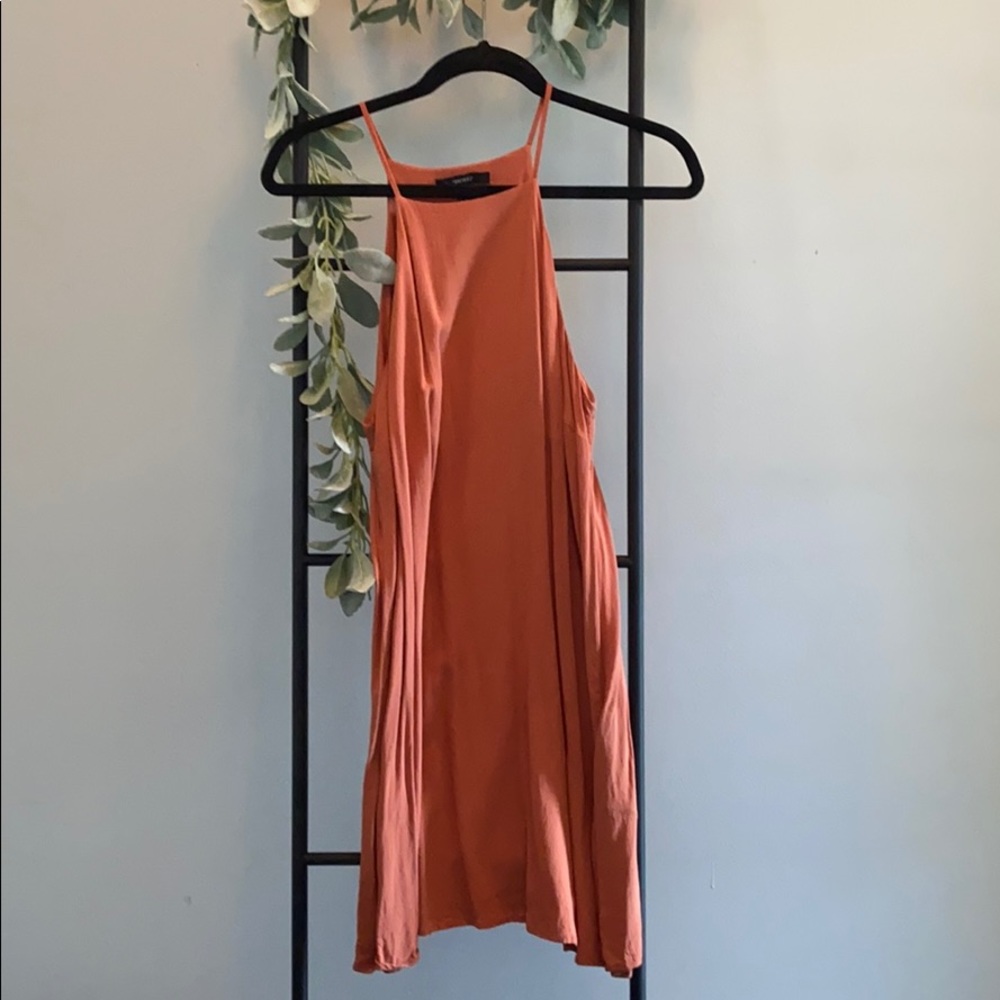 Halter mini dress